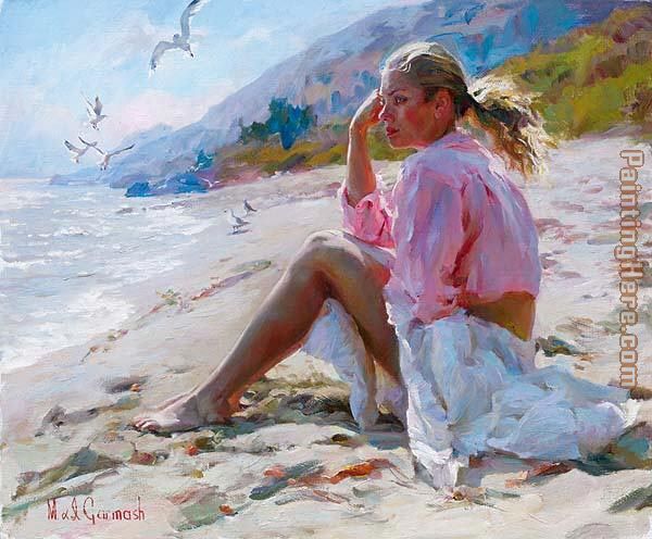 By the shore painting - Garmash By the shore art painting